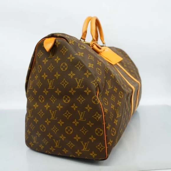 Authentic Louis Vuitton keepall 60 travel duffle bag monogram unisex - Picture 4 of 12